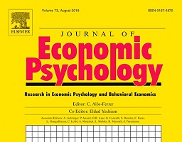 Journal of Economic Psychology. 